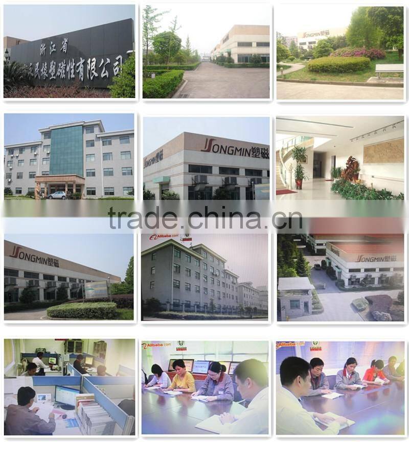 extrusion flexible shower door magnetic strip