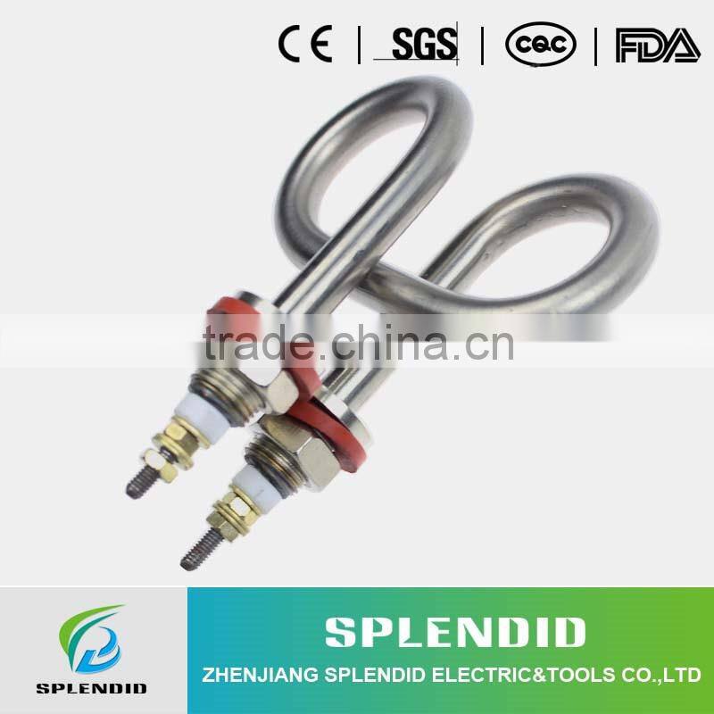 Spiral tubular heating element for electric kettle parts