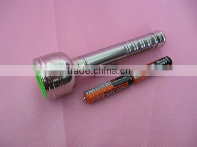 mini stainless steel high power led flashlight