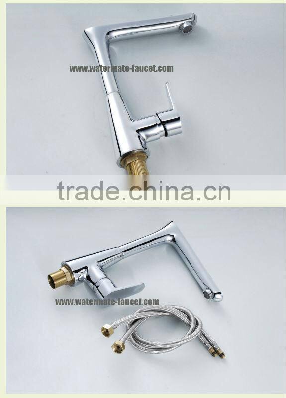 brass kitchen faucet swivel spout