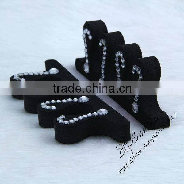 2012 hot selling rhinestone toe separator