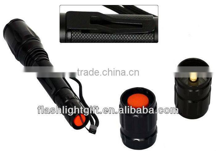 4 cree led high power military flashlight