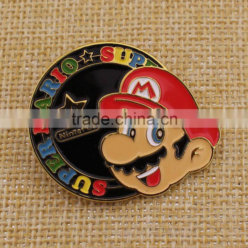 Custom Soft Enamel Super Mario Pin Badge