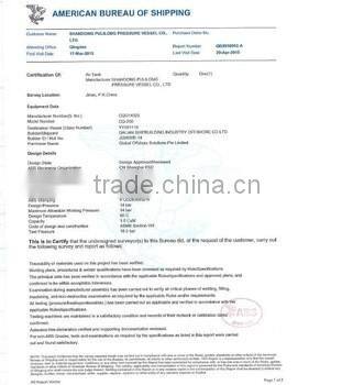 ASME galvanised water tanks / water storage tanks