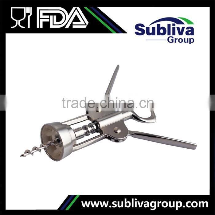 Stainless Steel Sturdy Twin Lever Wine Rabbit Corkscrew