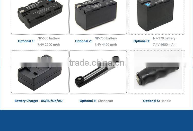 On Camera LED Video Light Lamp For Nikon D7200 D7100 D7000 DSLR