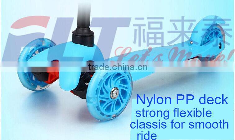 CE approved cheap price good quality fulaitai kids kick scooter with brake