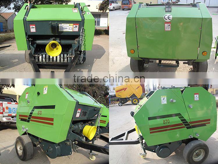 Hot sale direct factory straw bale press machine to farmed animals