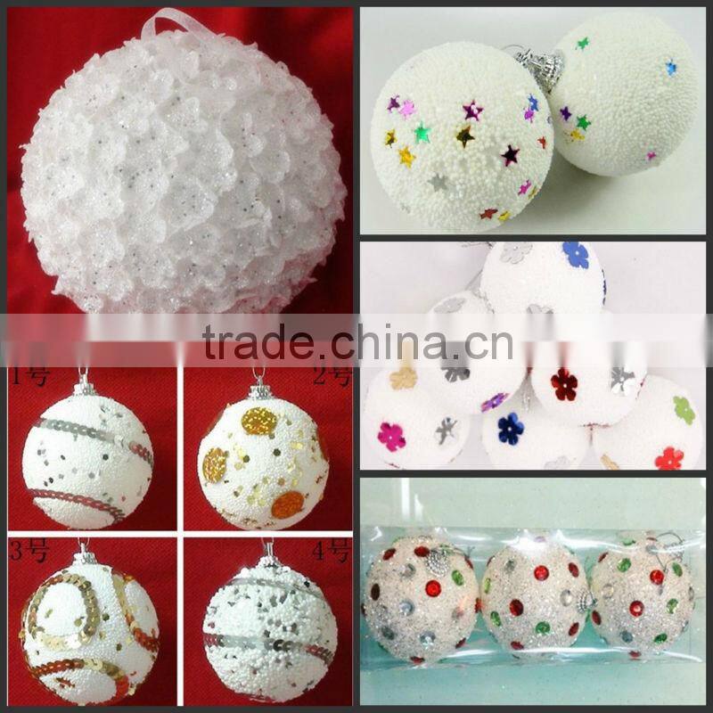 high quality shiny silver christmas ball big christmas hanging balls