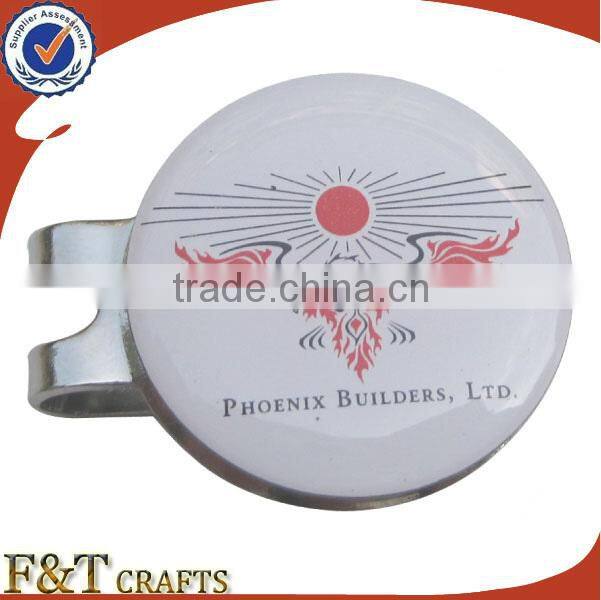 golf club cap clips gift items golf divot tool with custom ball marker