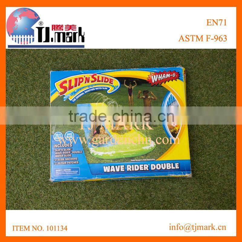 Lawn game inflatable soccer goal