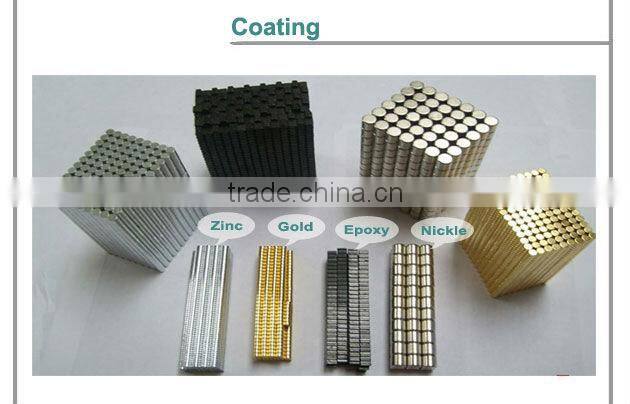 Ni coating sintered neodymium round base magnet