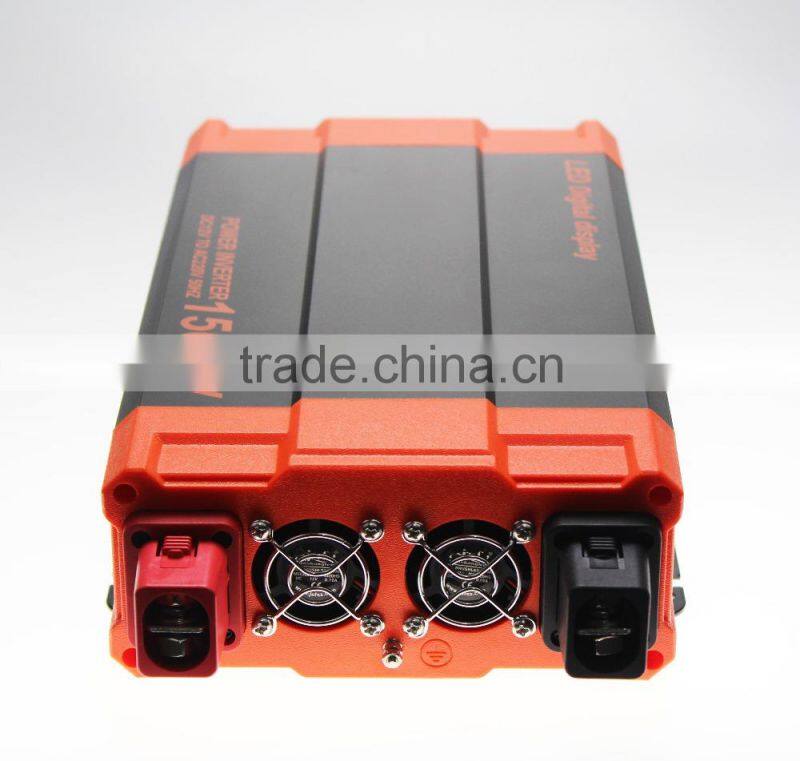 12V/24/48VDC to 110V/230VAC 1500W Pure Sine Wave Power Inverter , Solar Inverter System For Home DS-1500P