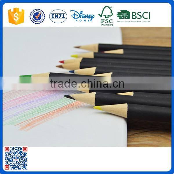 2016 Wholesale slap-up 7 inch wood color pencil with dipped for kids