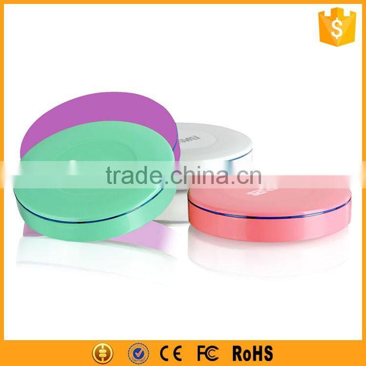 new products mini circle power bank 4000mah with custom logo