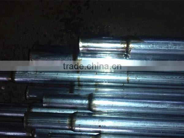 Small galvanized pipe