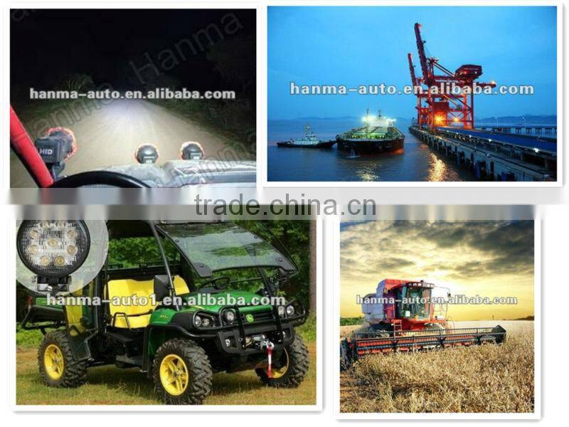 2013NEW!!!12/24V LED tractor work light,offroad driving,mining,boat,trailer,forklift,flood/spot beam,CE,IP67,Origional factory!!