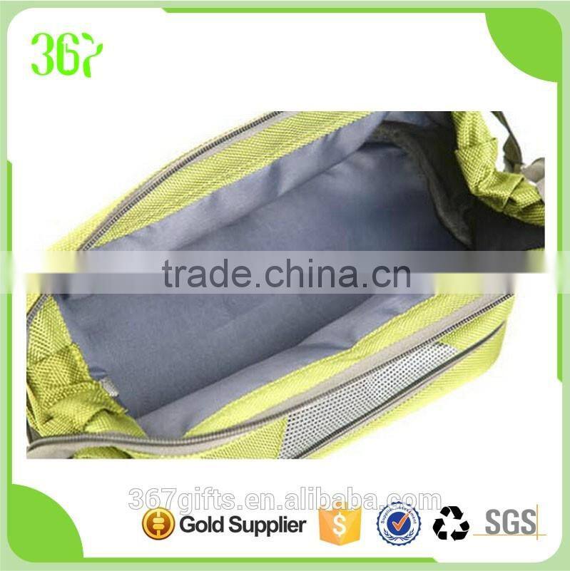 Customized Detachable Double Layer Travel Hanging Polyester Toilet Bag