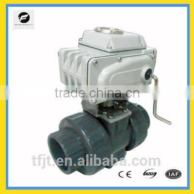 2 inch 2 way stianless steel electric motor actuator ball valve L flow T flow flange type asa 150#