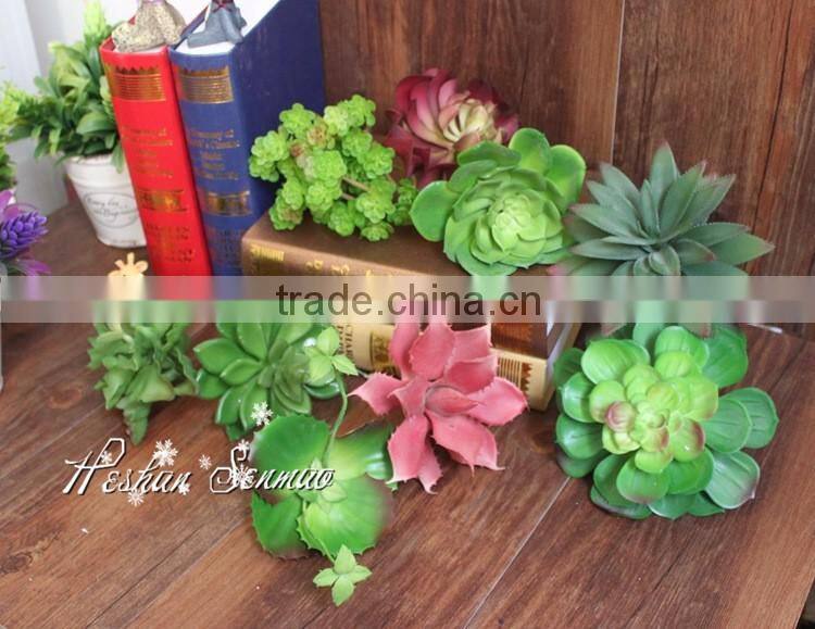 pure hand-made new arrival artificial succulent mini bonsai for indoor decoration