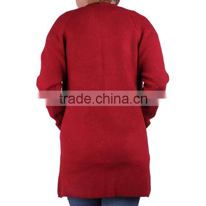 2015 autumn winter fashion Women long sleeve Knitted Sweater Cardigans ,outerwear ,knitwear