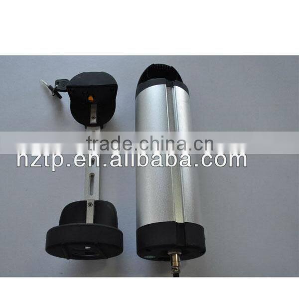 Electric bike conversion kit with water bottle battery