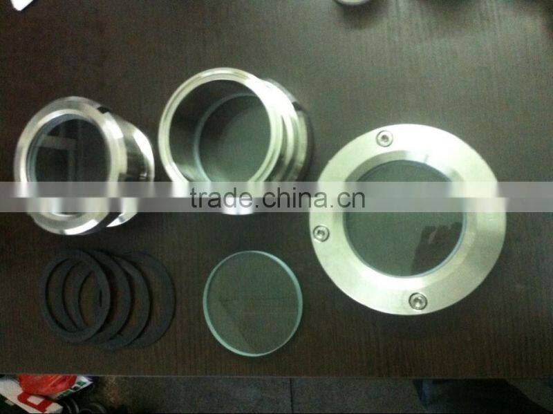 stainless steel Sanitary Tri Clamp Union Sight Glass,pipe fitting sight glass