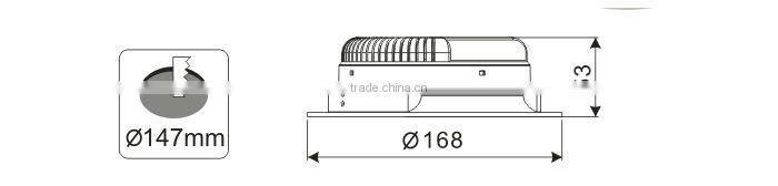 8W ABS LED Lighting Ceiling IP20 with 97pcs 5mm Straw LED