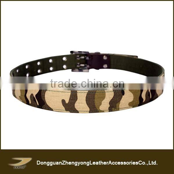 Factory wholesale custom high-grade camo canvas military style belts
