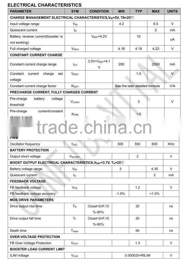 ASC8826 new and original integrated chip 5V 4.8A 3.5A 3A 2A China power bank ic