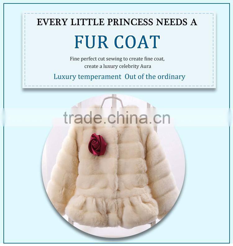 girls winter fur coat beige fur coat girls