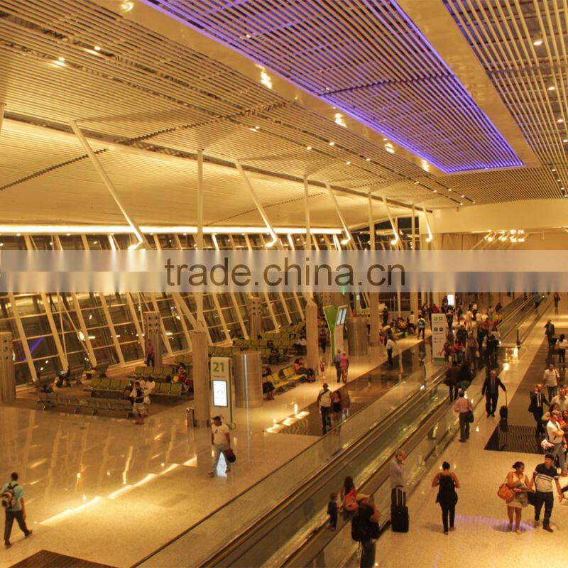 Modern Round Pipes Aluminum Slat Linear Suspended Ceiling System