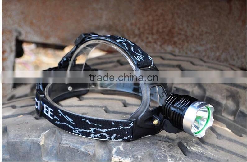 A-OK Newest high power 3 aaa battery powered led head lamp with led headlamp flood and spot function