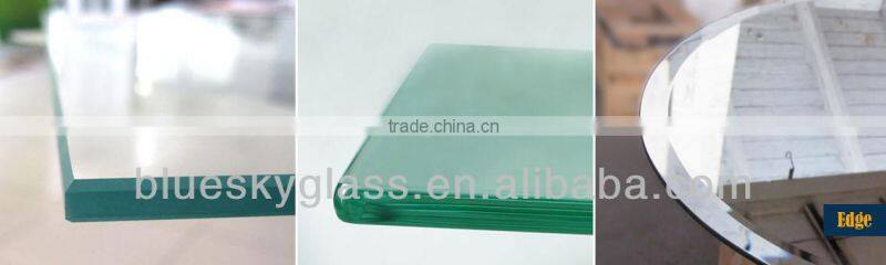 Standard size 12mm silk screen tempered glass panel with CE certificates