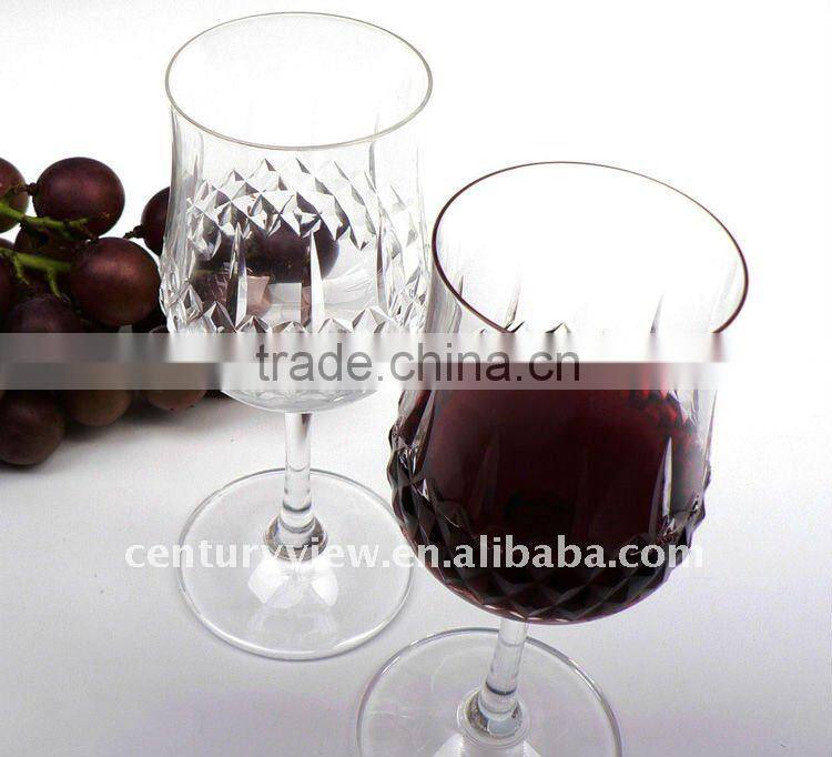 2013 hot selling wholesale glass water goblets