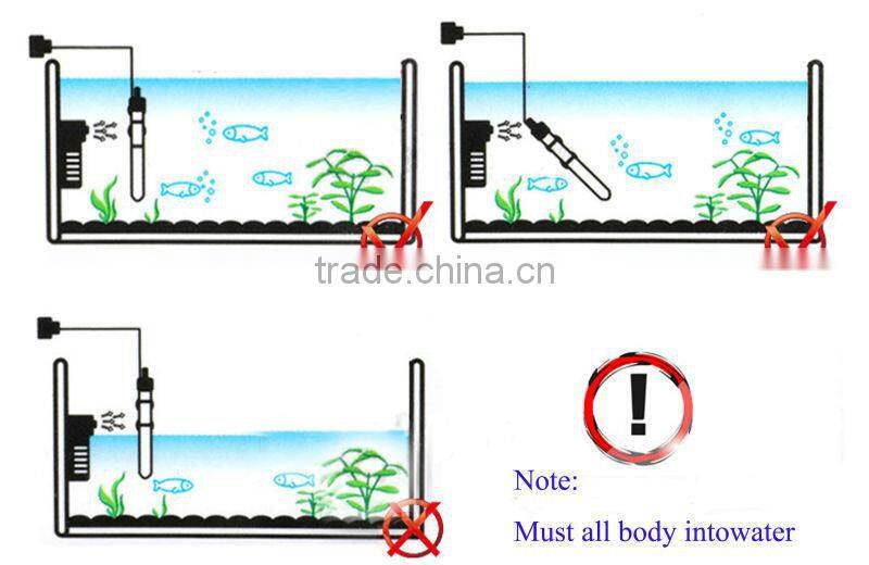 Zhongshan Factory sale aquarium accessories china fish tan temperature underwater submersible heater