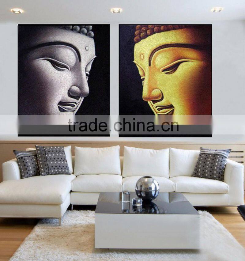 Shu1716 Thick textured handmade landscape canvas painting