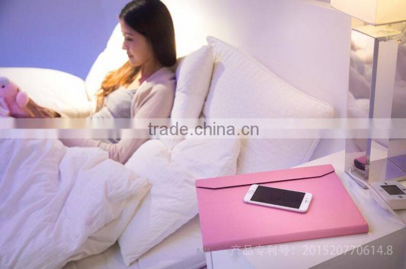 fashion style 2-in-1 Aluminum Metal Bluetooth Keyboard+Leather Case For Apple iPad Pro 12.9"