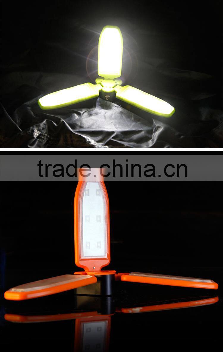 Solar home lantern clover portable outdoor led camping lantern flashlight