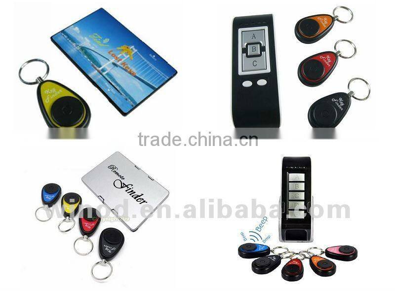 Hotsale electronic wireless key finder(1 transmitter with 2 receivers)