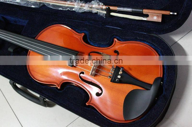 (FV-12WT) entry-level student hand-made violin solid violin