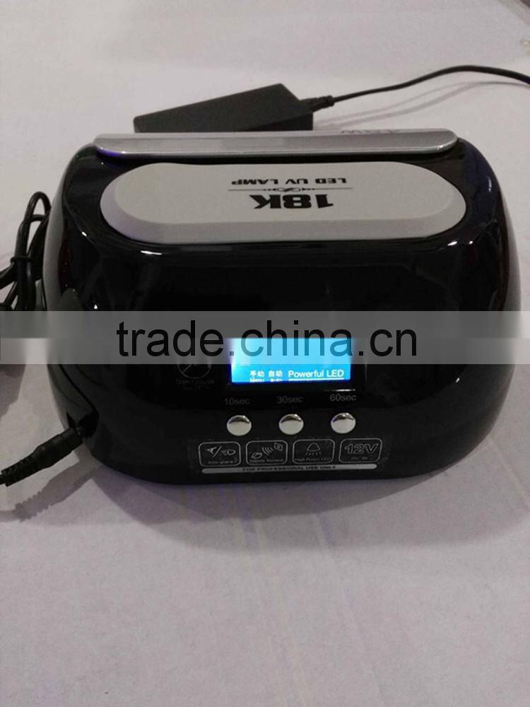 2016 Alibaba China Best Selling Nail Lamp 18K 48W LED UV Nail Lamp with Automatic Sensor and Timer Setting for Nails Gel
