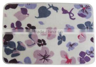 2014 polyster anti slip waterproof floor mat