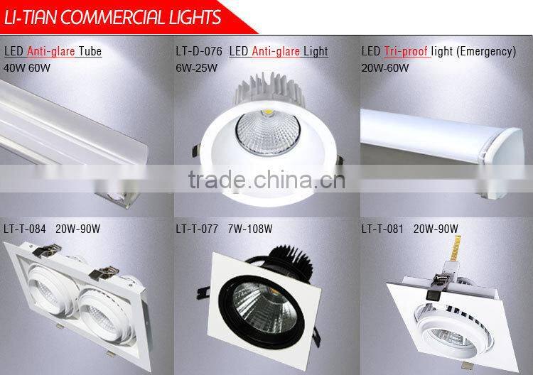 Aluminum die casting body indoor 3 years warranty led downlight 30w led downlight
