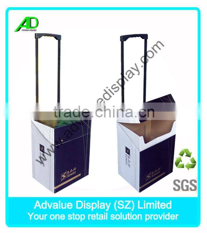 Recyclable Cardboard Trolley Box For Trade Show