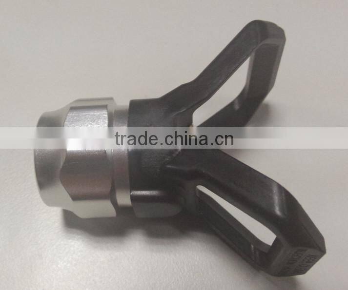 Safety guard, tip holder