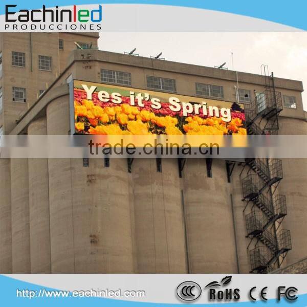 Pantalla de LED gigante full color para publicidades exteriores giant tv led p10