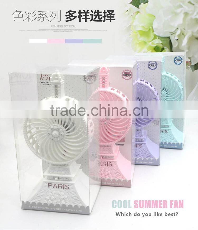 Cool Summer Fan Rechargeable USB Mini Fan Desk Pocket Mini