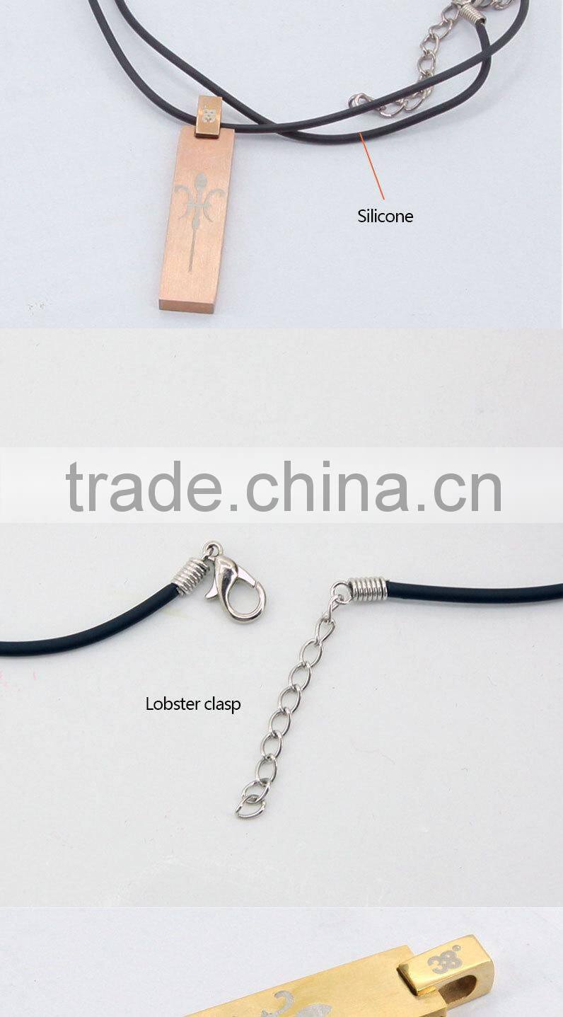 2015 hot sale magnetic stainless steel energy pendant charms