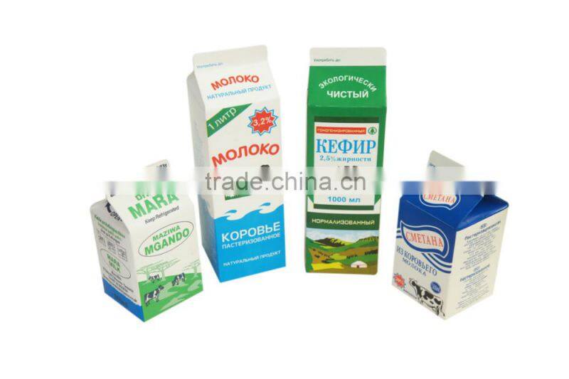Hot filling Gable Top Packaging Materials